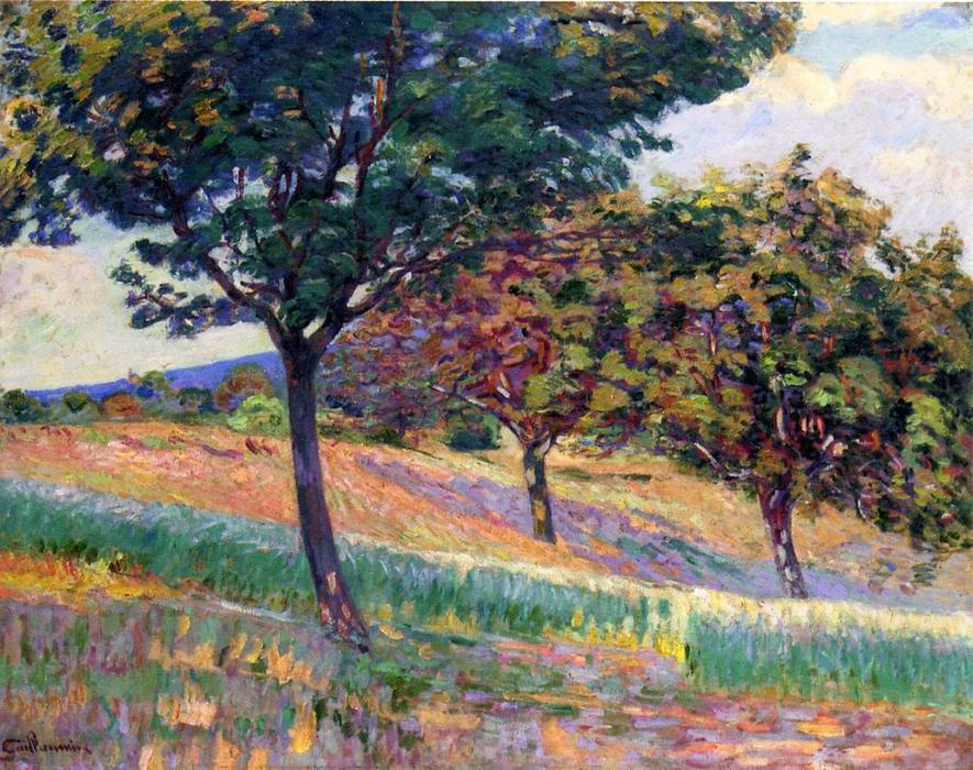 Orchard At The Edge Of The Woods In Saint-cheron — Ferdinand Guillaumin