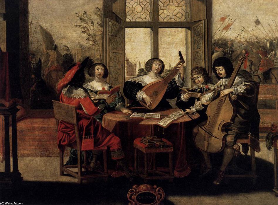 The Five Senses: Hearing — Abraham Bosse