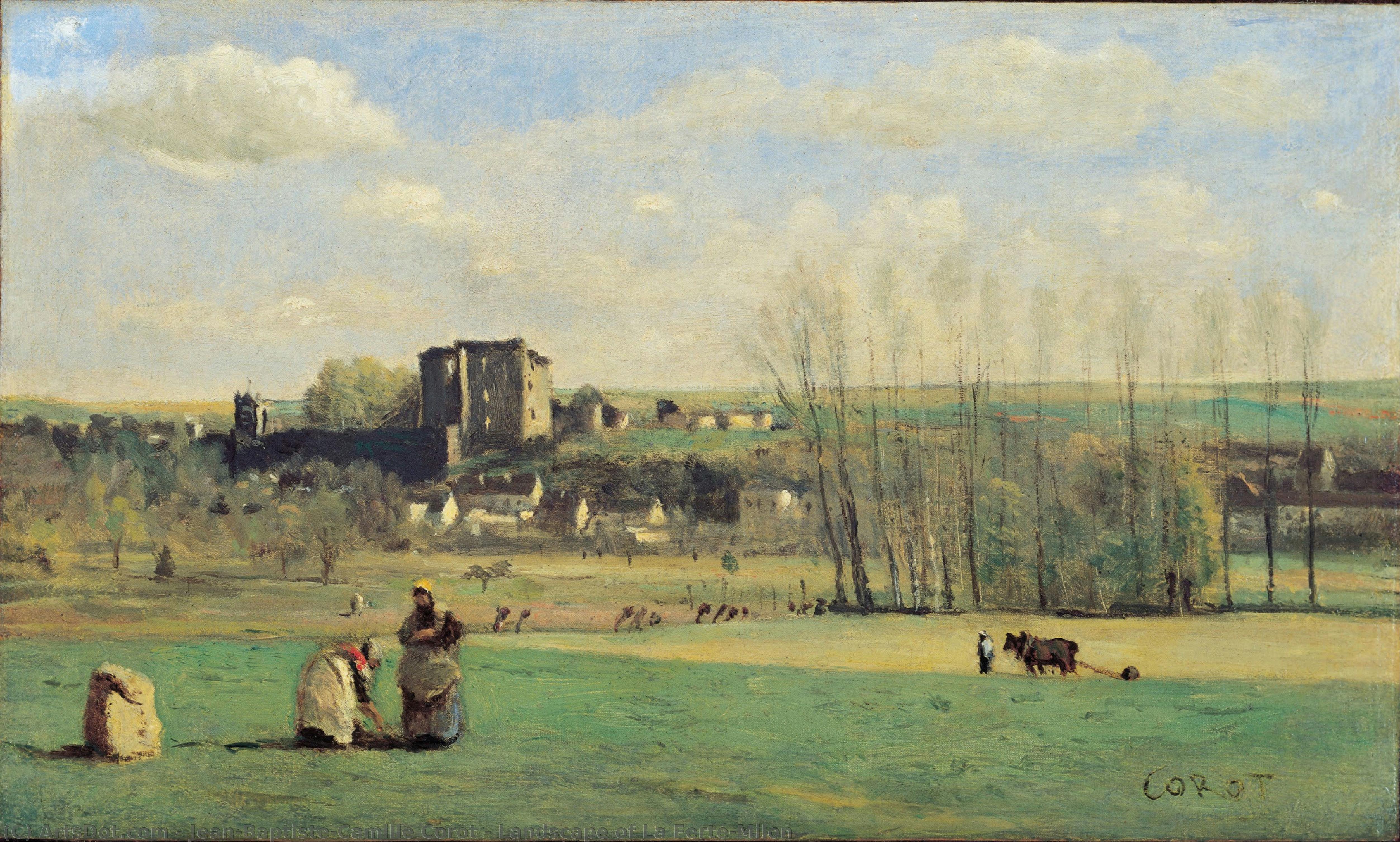 Paisaje De La Ferté-milon — Jean-baptiste-camille Corot