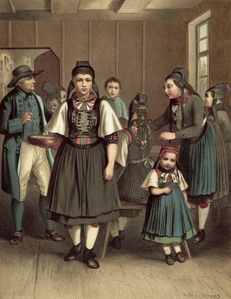 German Costume Grossherzogthum Hessen Amt — Albert Kretschmer