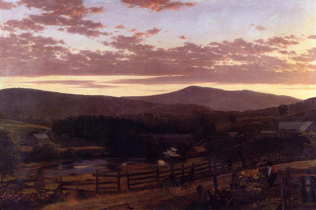 Ira Mountain, Vermont — Frederic Edwin Church