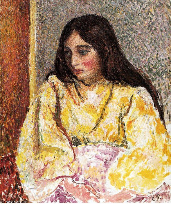 Portrait Of Jeanne. — Camille Pissarro