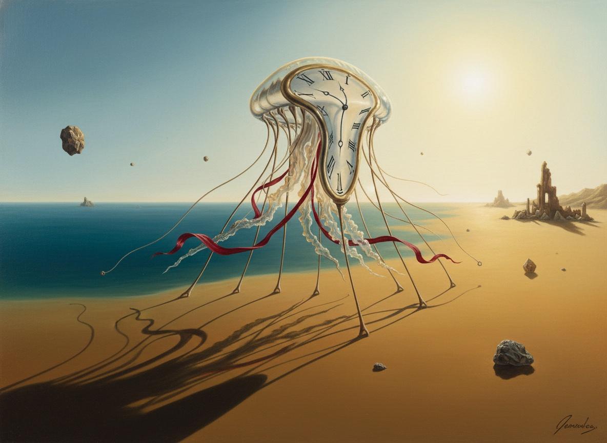 La Medusa De Chronos: Una Deriva Eterna A Través Del Tiempo Líquido — Jacques Villedieu