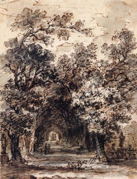Avenue Of Trees — Jean-honoré Fragonard