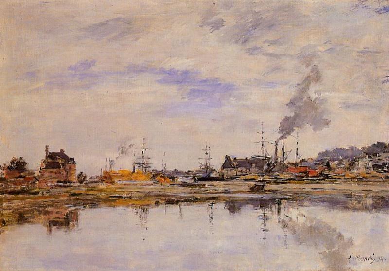 La Retenue A Trouville — Eugène Louis Boudin