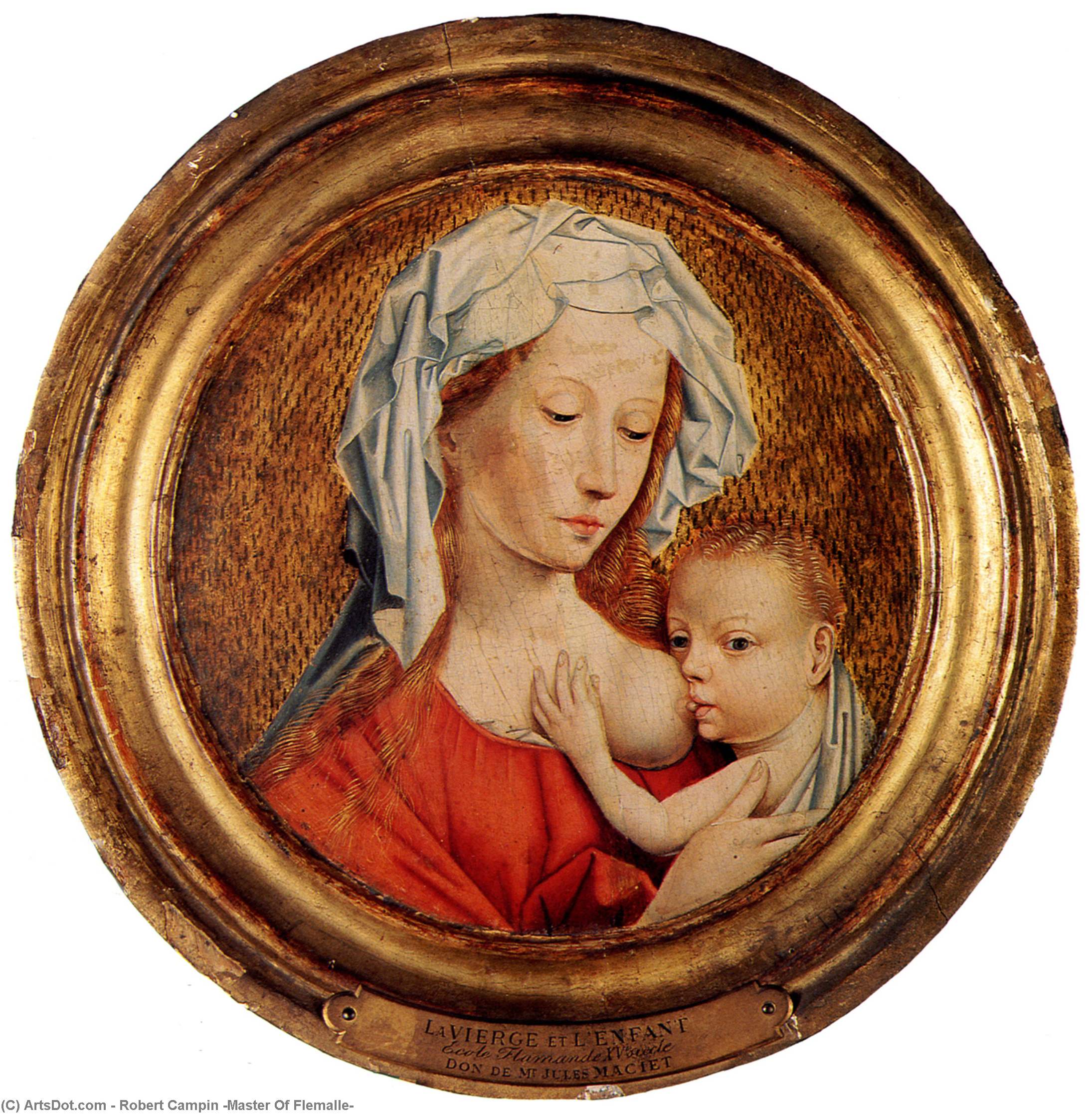 Jungfrau Und Kind — Robert Campin (meister Von Flémalle)