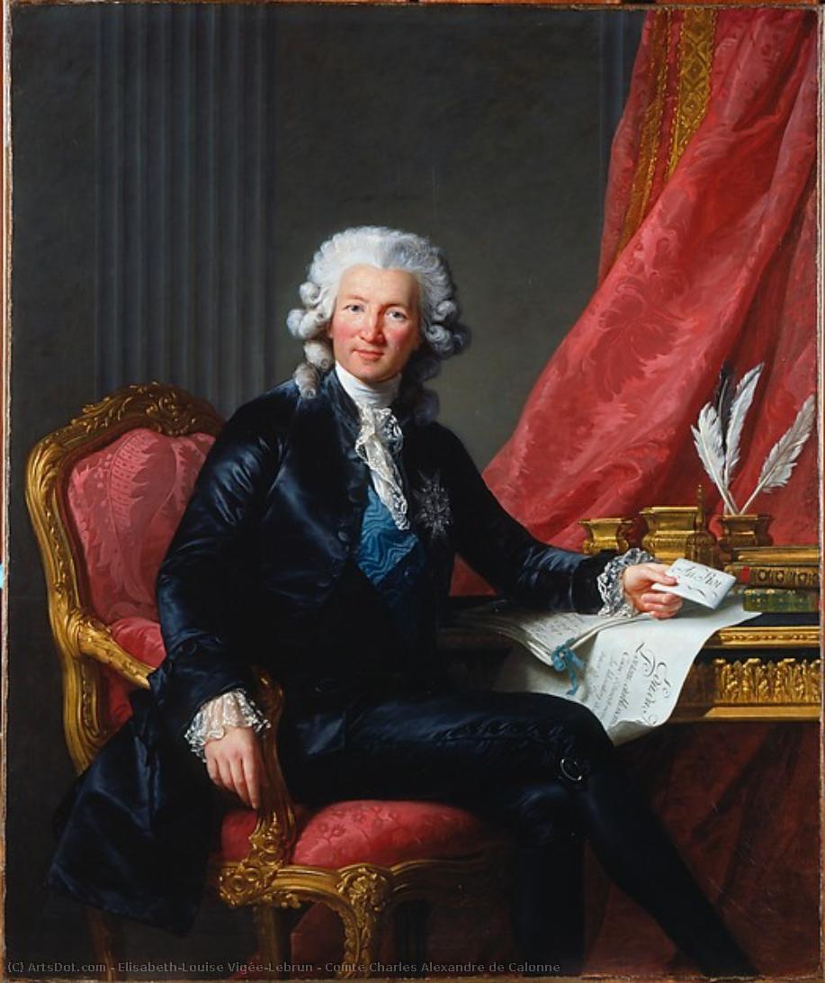 Comte Charles Alexandre De Calonne — Elisabeth-louise Vigée-lebrun