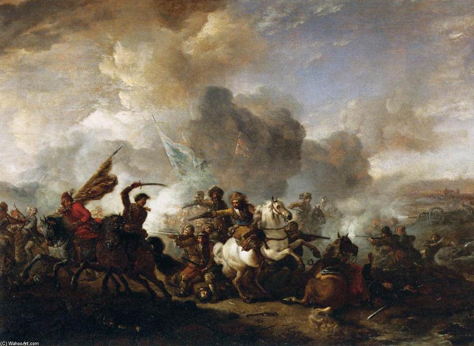 Skirmish Of Horsemen Between Orientals And Imperials — Philips Wouwermans