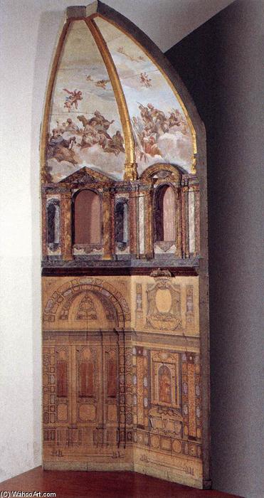 Model For Two Sides Of The Cappella Dei Principi — Antonio Nicola Pillori
