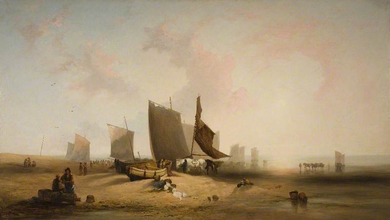 The Return Of The Fishing Boats — William Collins