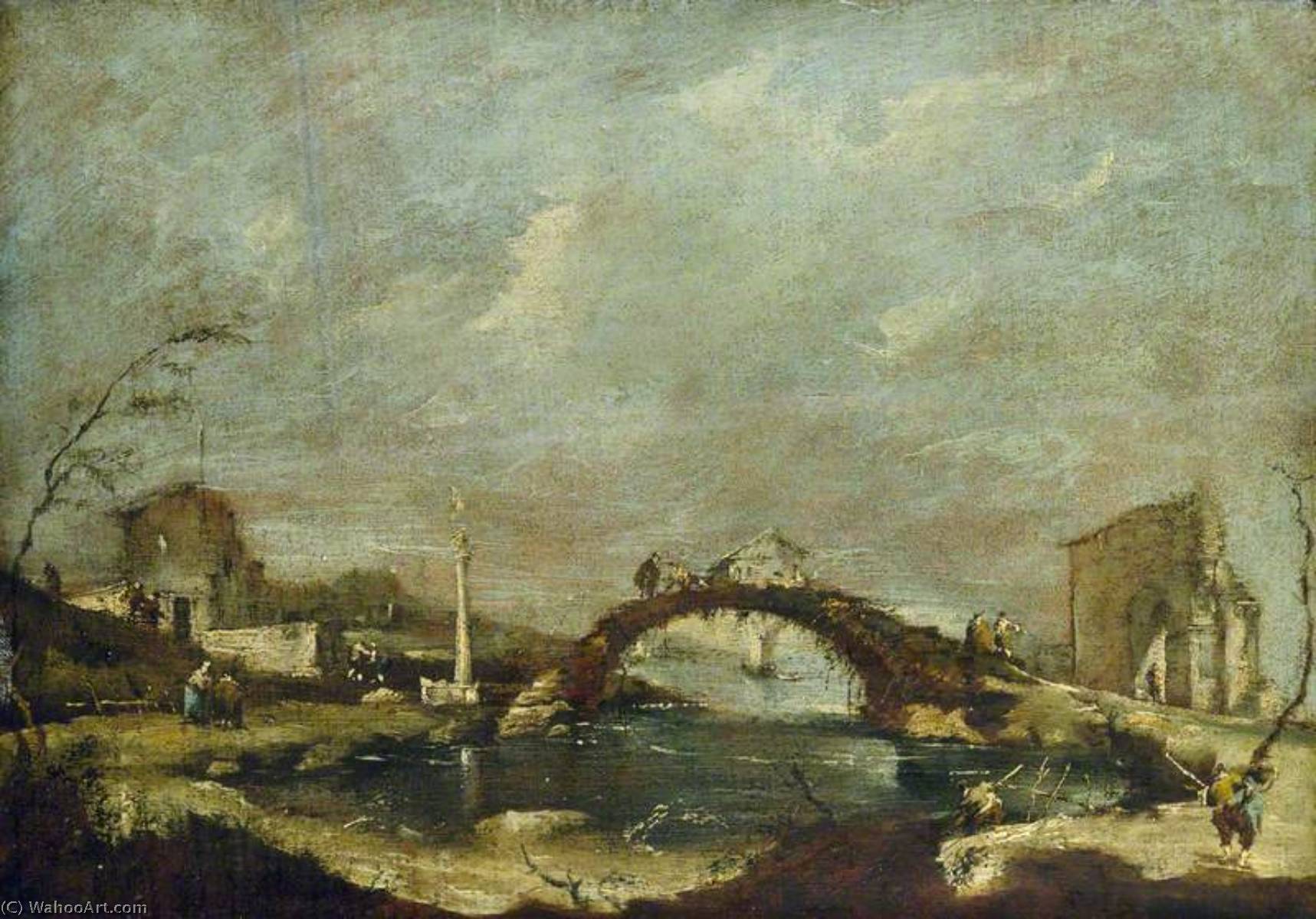 Capriccio Landscape — Francesco Lazzaro Guardi