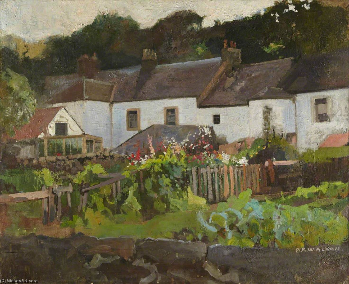 A Summer Day In Newhouse — Archibald Russell Watson Allan