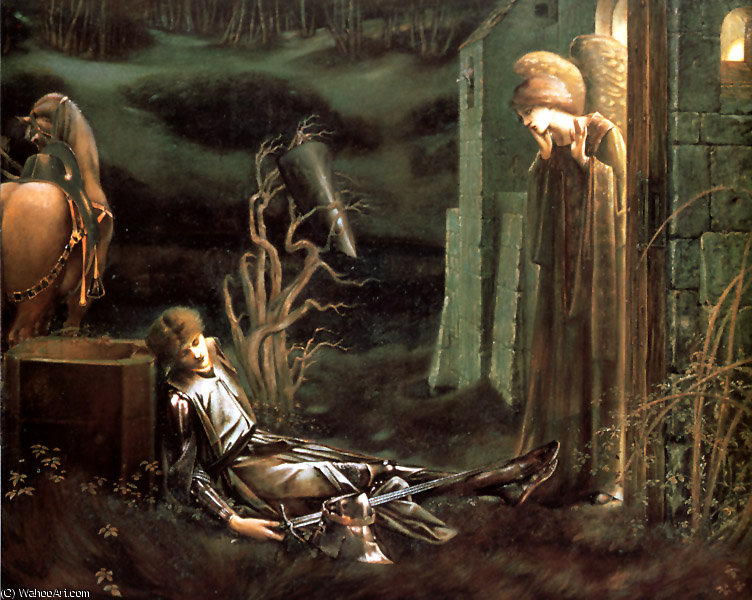 The Dream Of Launcelot At The Chapel Of The Holy Grail — Edward Coley Burne-jones