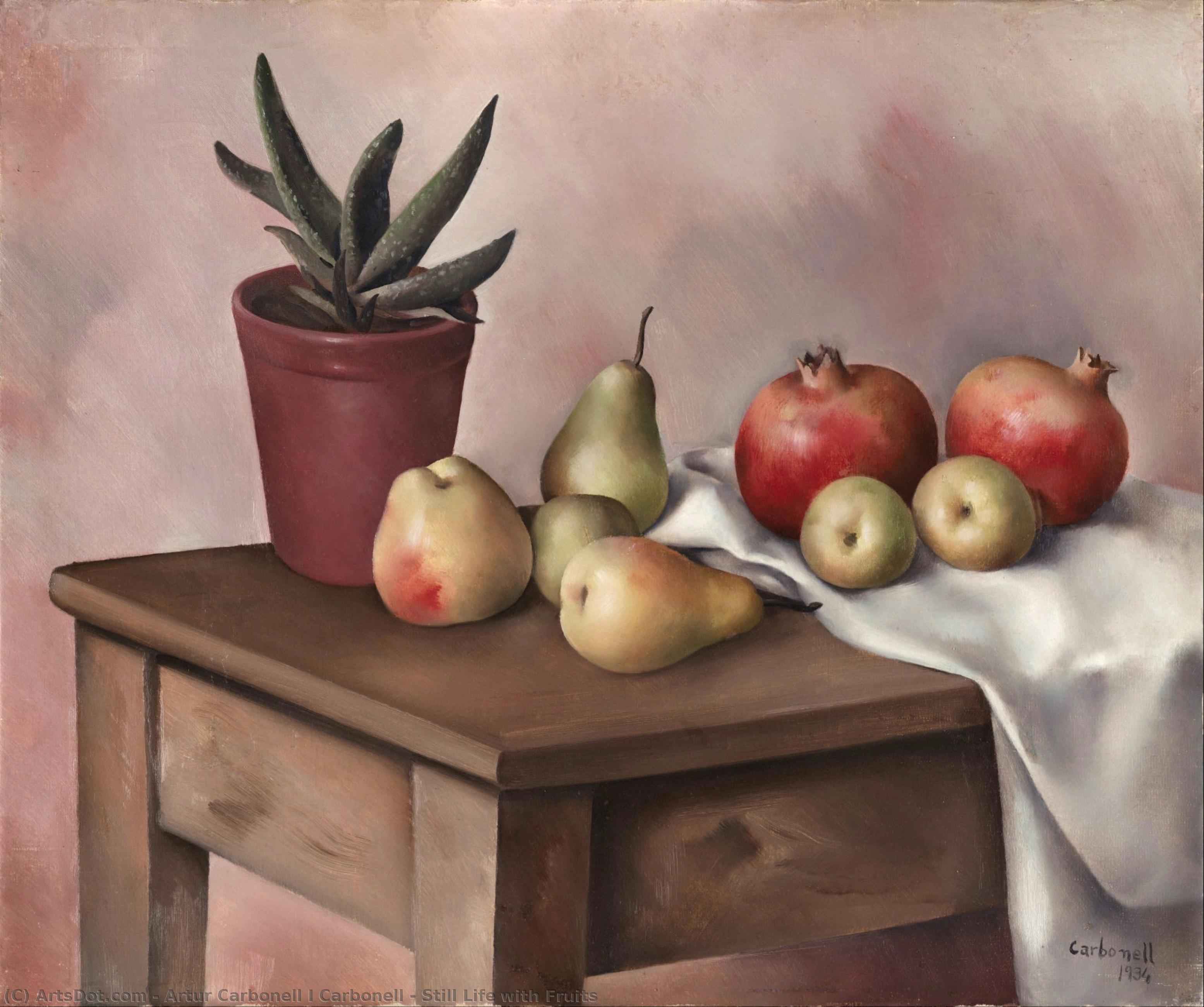 Still Life With Fruits — Artur Carbonell I Carbonell