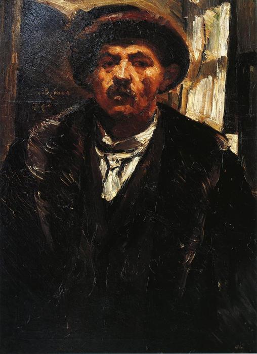 Self Portrait In A Fur Coat And A Fur Cap — Lovis Corinth