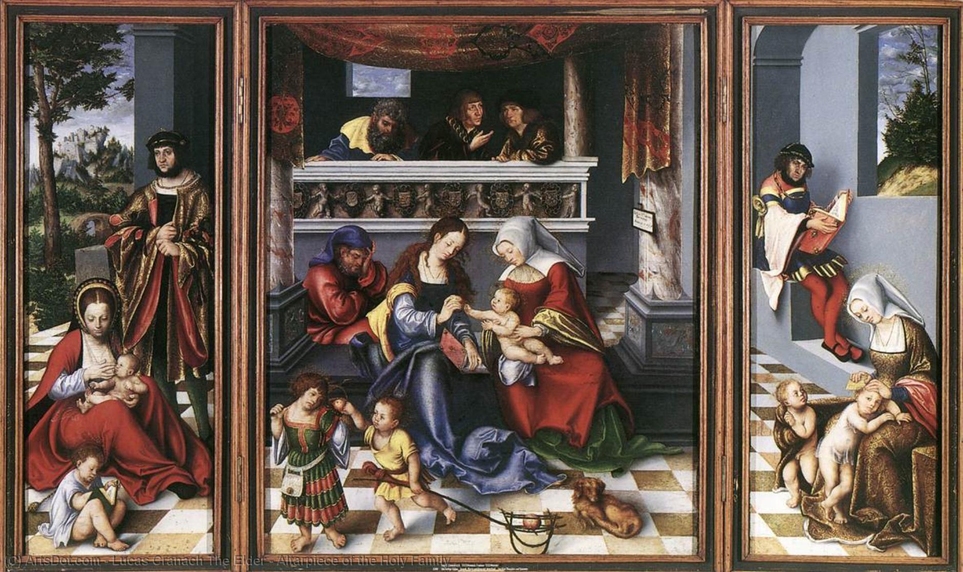 Altarpiece Of The Holy Family — Lucas Cranach The Elder