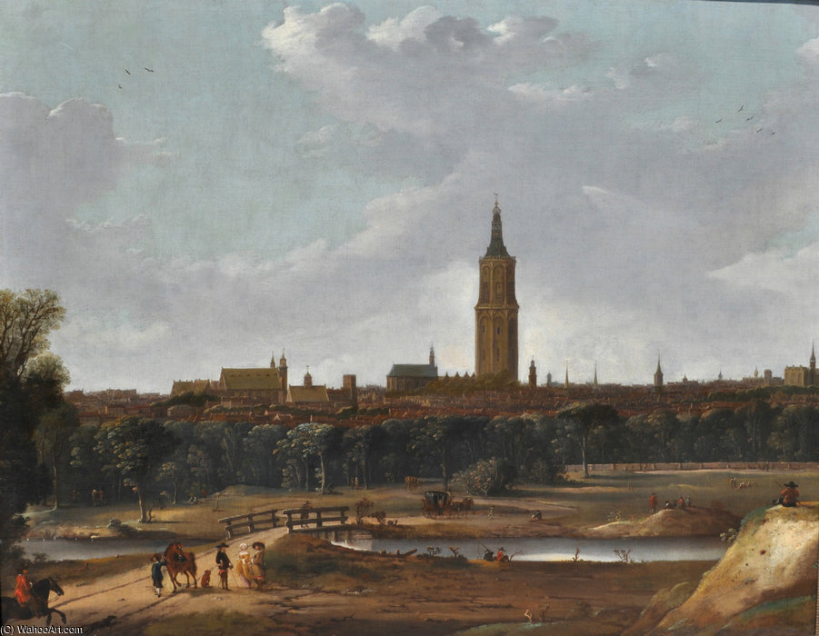An Extensive View Of The Hague From The North — Dirck Verhaert
