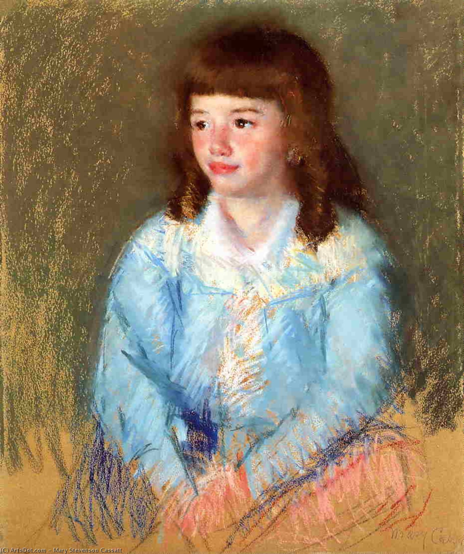 Young Boy In Blue — Mary Stevenson Cassatt