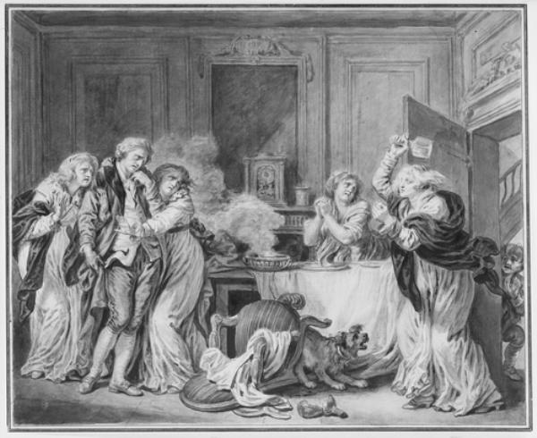 The Angry Wife — Jean-baptiste Greuze