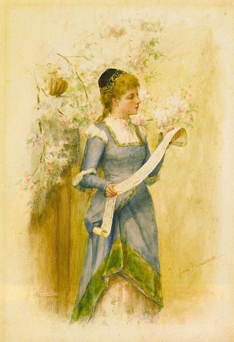 Woman With Scroll — ジェニー・オーガスタ・ブラウンスコム