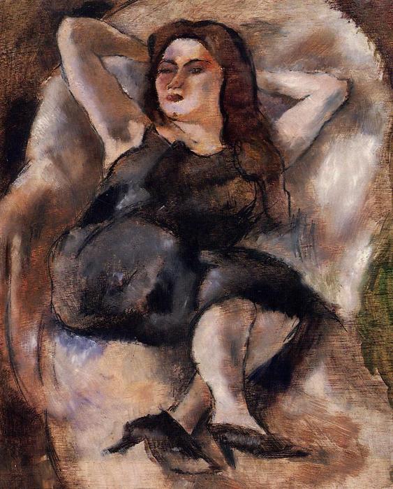 Woman On A Divan — Julius Mordecai Pincas