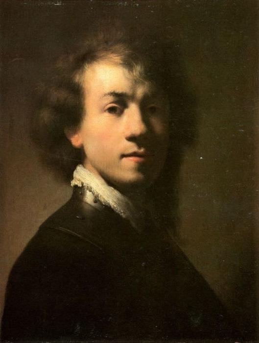 Self Portrait At The Age About 23 — Rembrandt Van Rijn