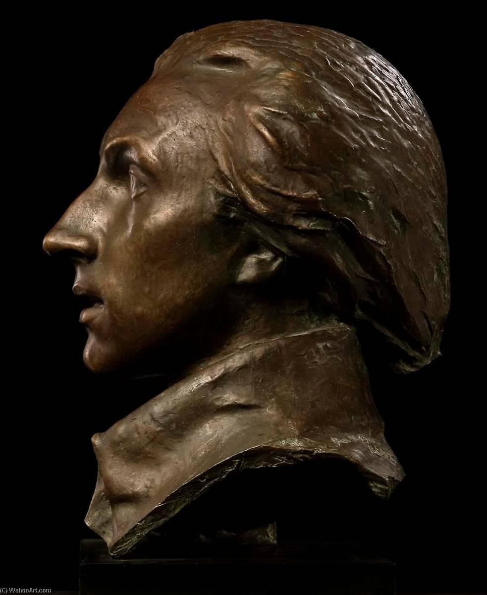 Head Of Marquis De Lafayette (lafayette Monument, Paris, France) — Paul Wayland Bartlett