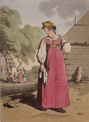 Peasant Girl — John Augustus Atkinson