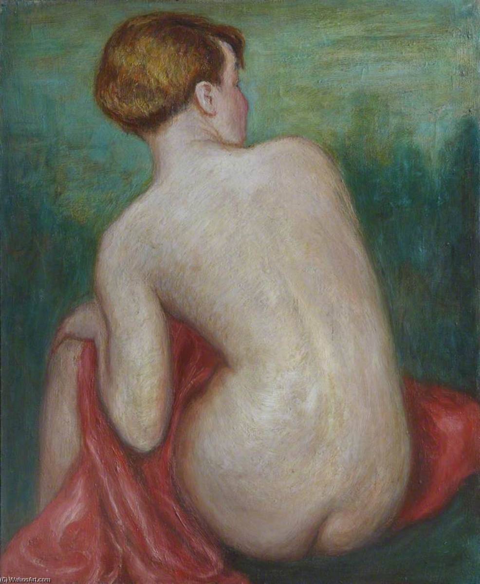 Nude With A Red Drape — ジョルジュ・ファン・ハウテン