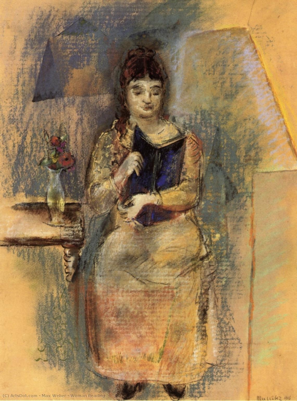 Woman Reading — Max Weber