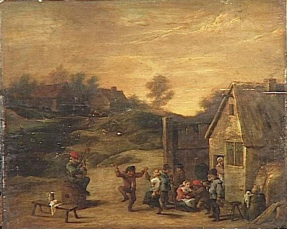 Danse En Plein Air Au Son De La Cornemuse — David Teniers Der Jüngere