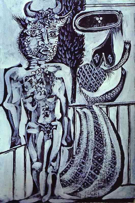 Minotaur And His Wife — Pablo Picasso