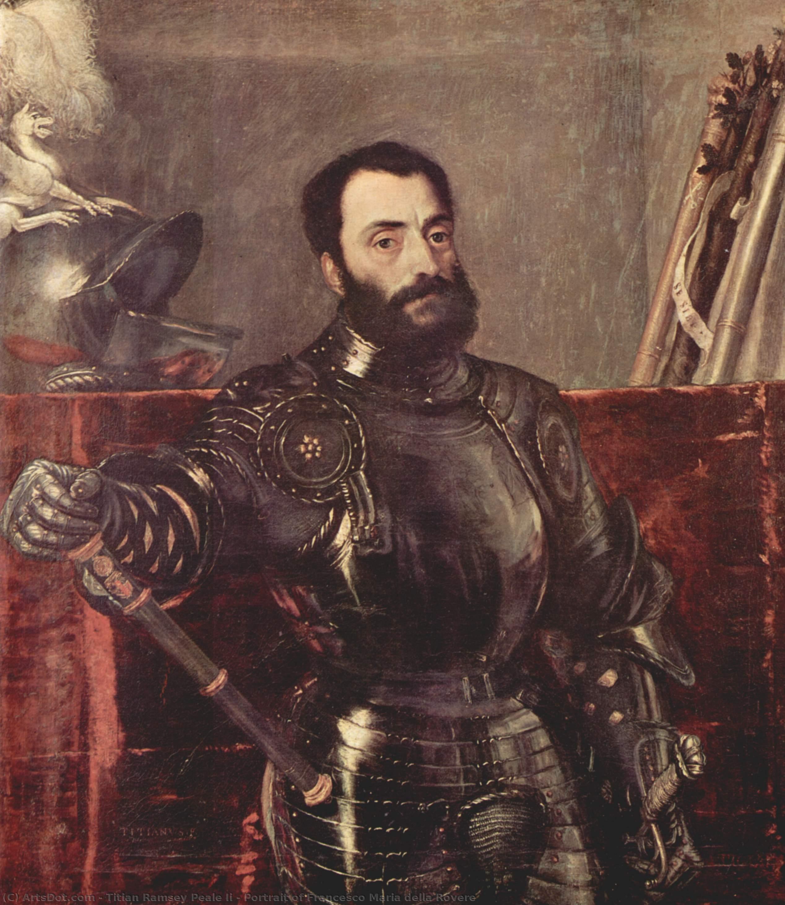 Portrait Von Francesco Maria Della Rovere — Tizian Ramsay Peale Ii