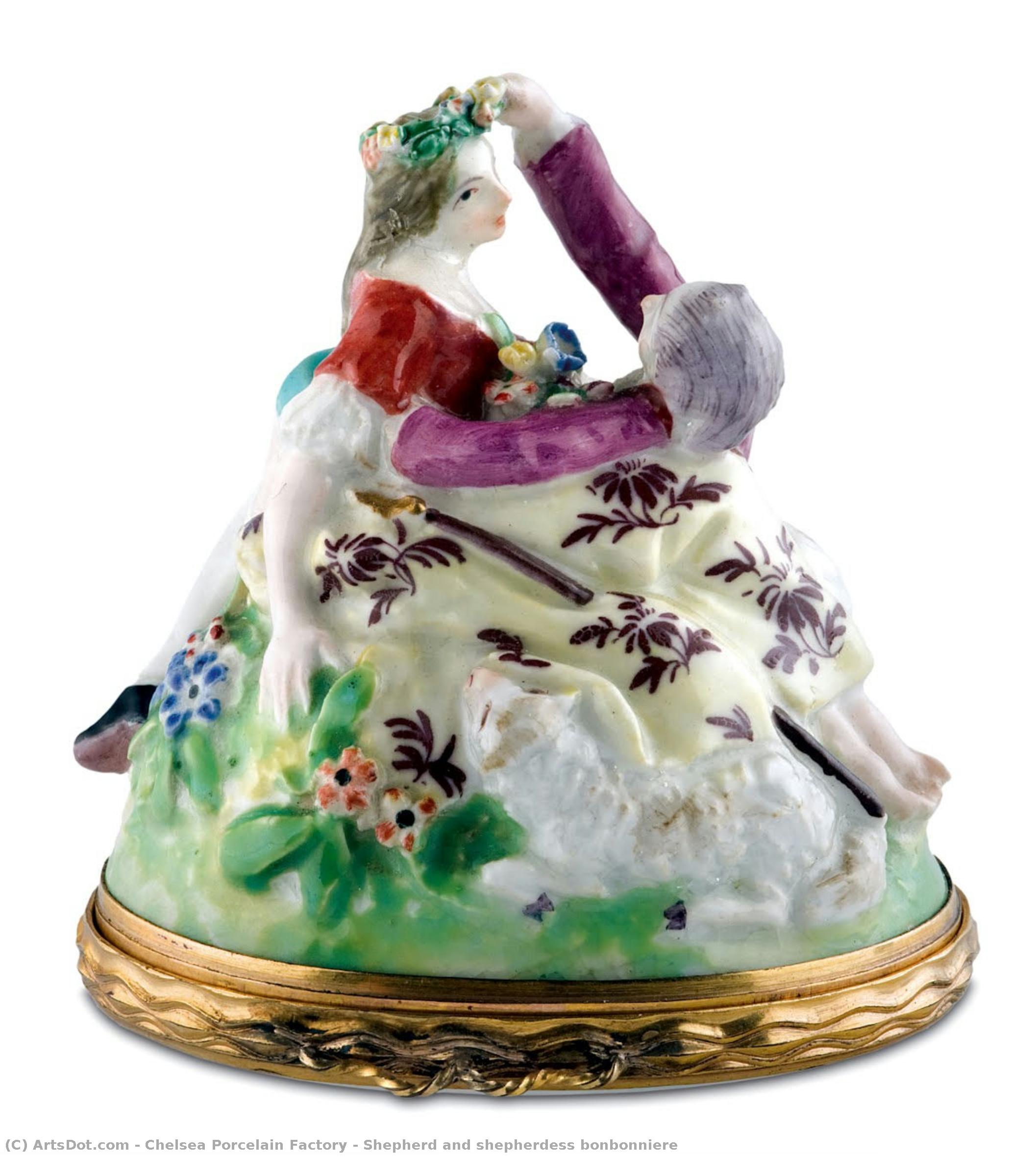Shepherd And Shepherdess Bonbonniere — Chelsea Porcelain Factory