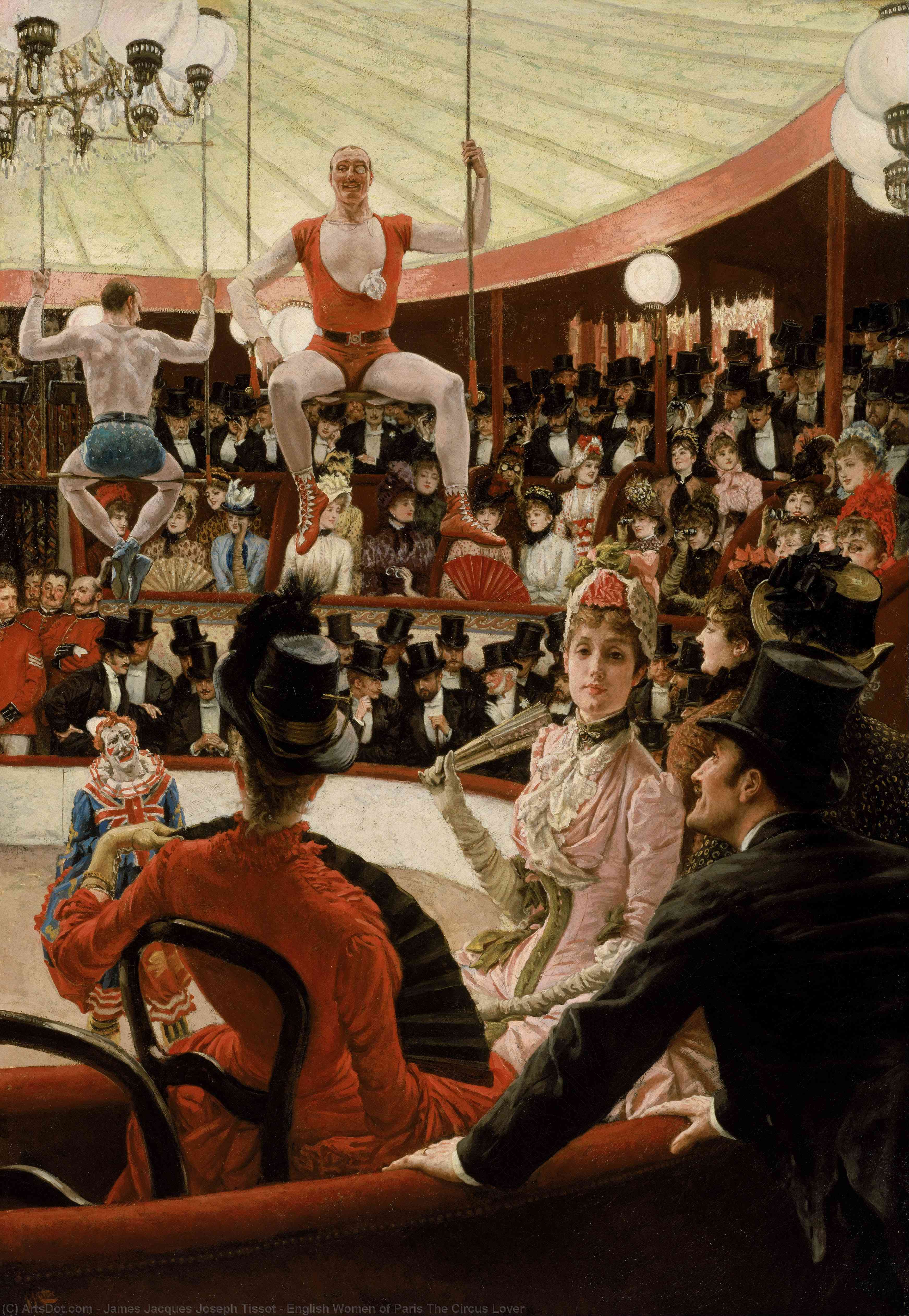 English Women Of Paris The Circus Lover — Jacques Joseph Tissot