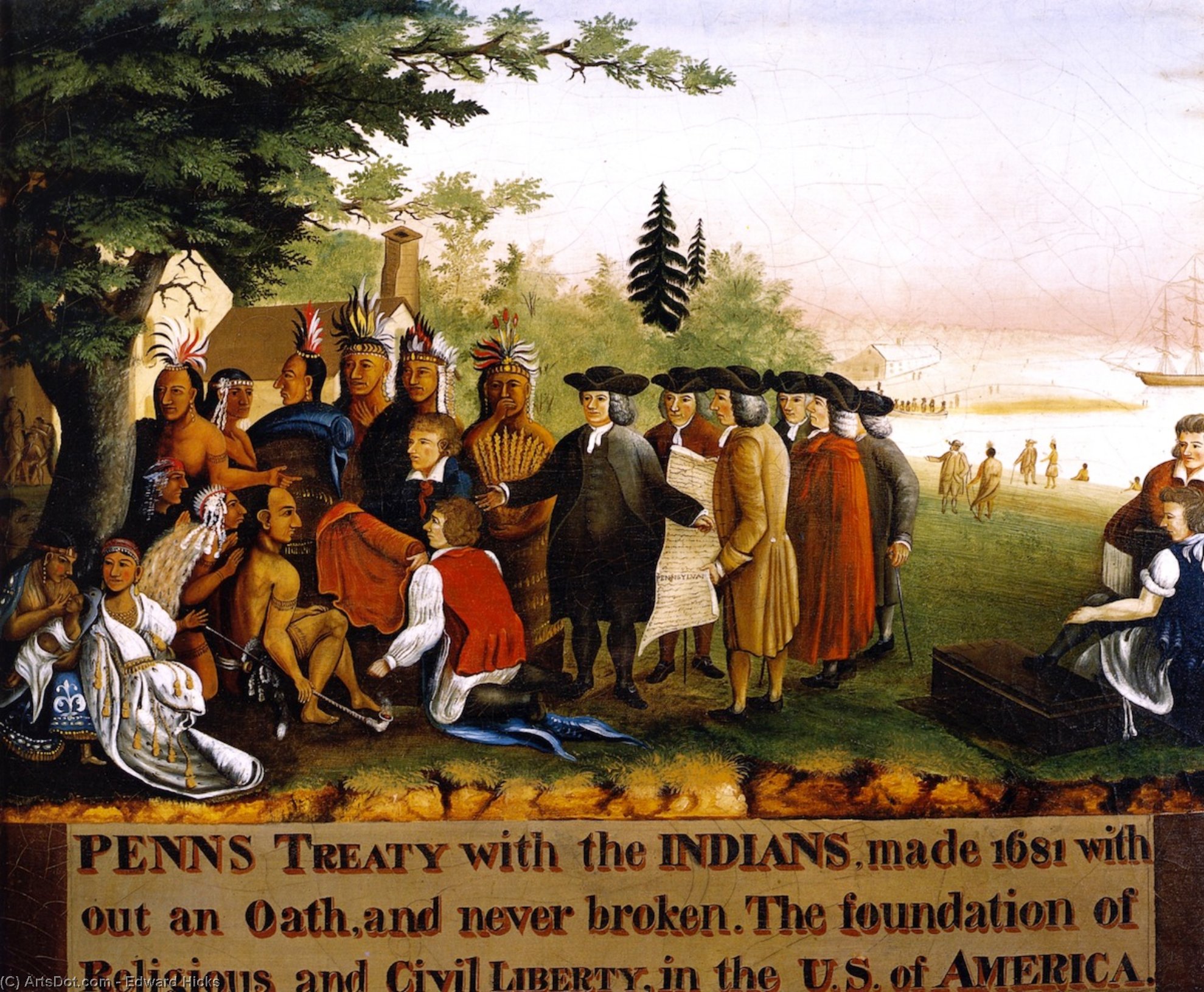 Penn's Treaty With The Indians — Edward Hicks