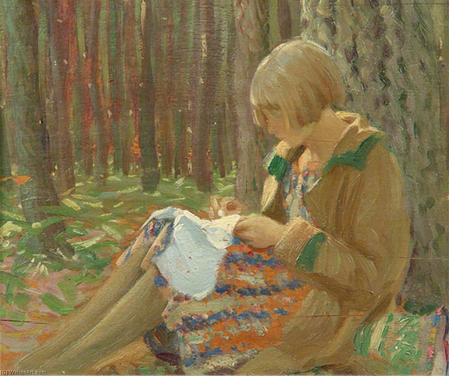 Mary Sitting In A Wood — Louis Ginnett