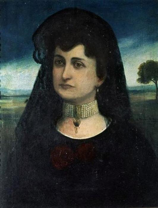 Retrato De La Sra. De Colinet — Córdoba Julio Romero De Torres