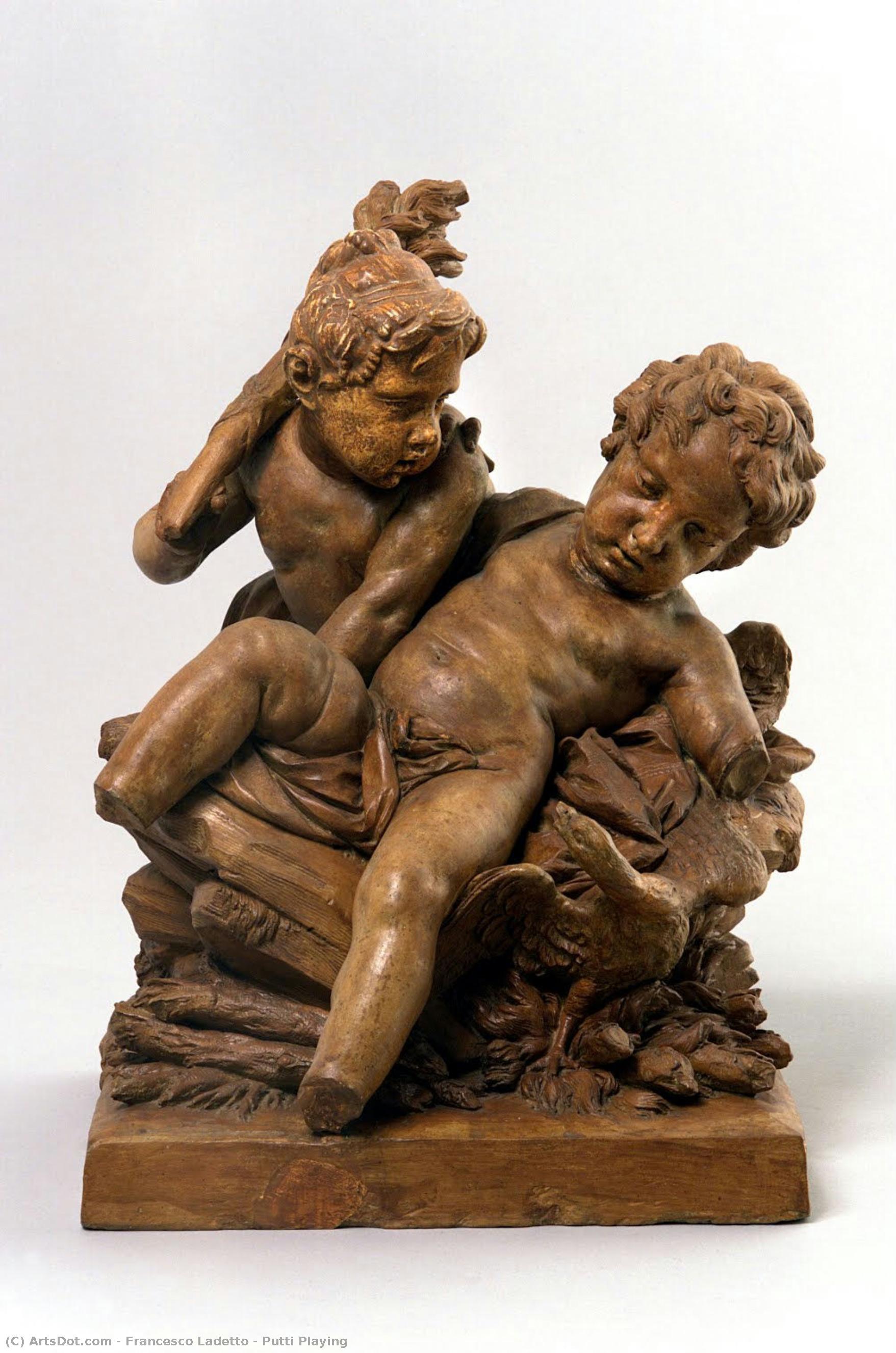 Putti Playing — Francesco Ladetto