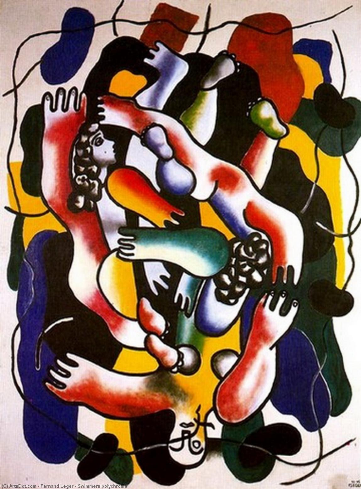 Swimmers Polychrome — Фернан Леже