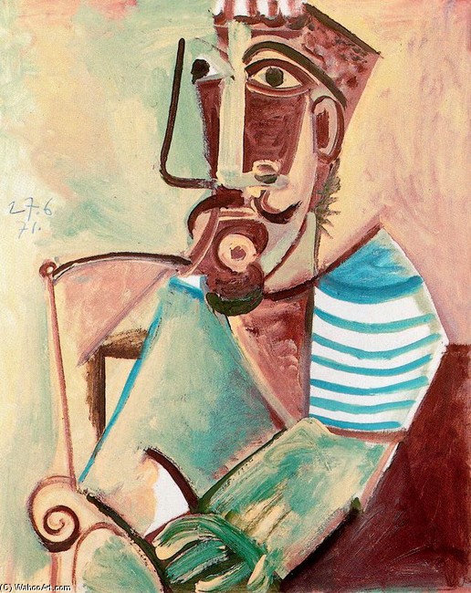 Seated Man 2 — Pablo Picasso