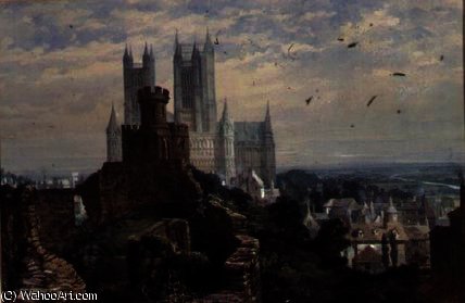 Lincoln Cathedral From The South — Louise Rayner