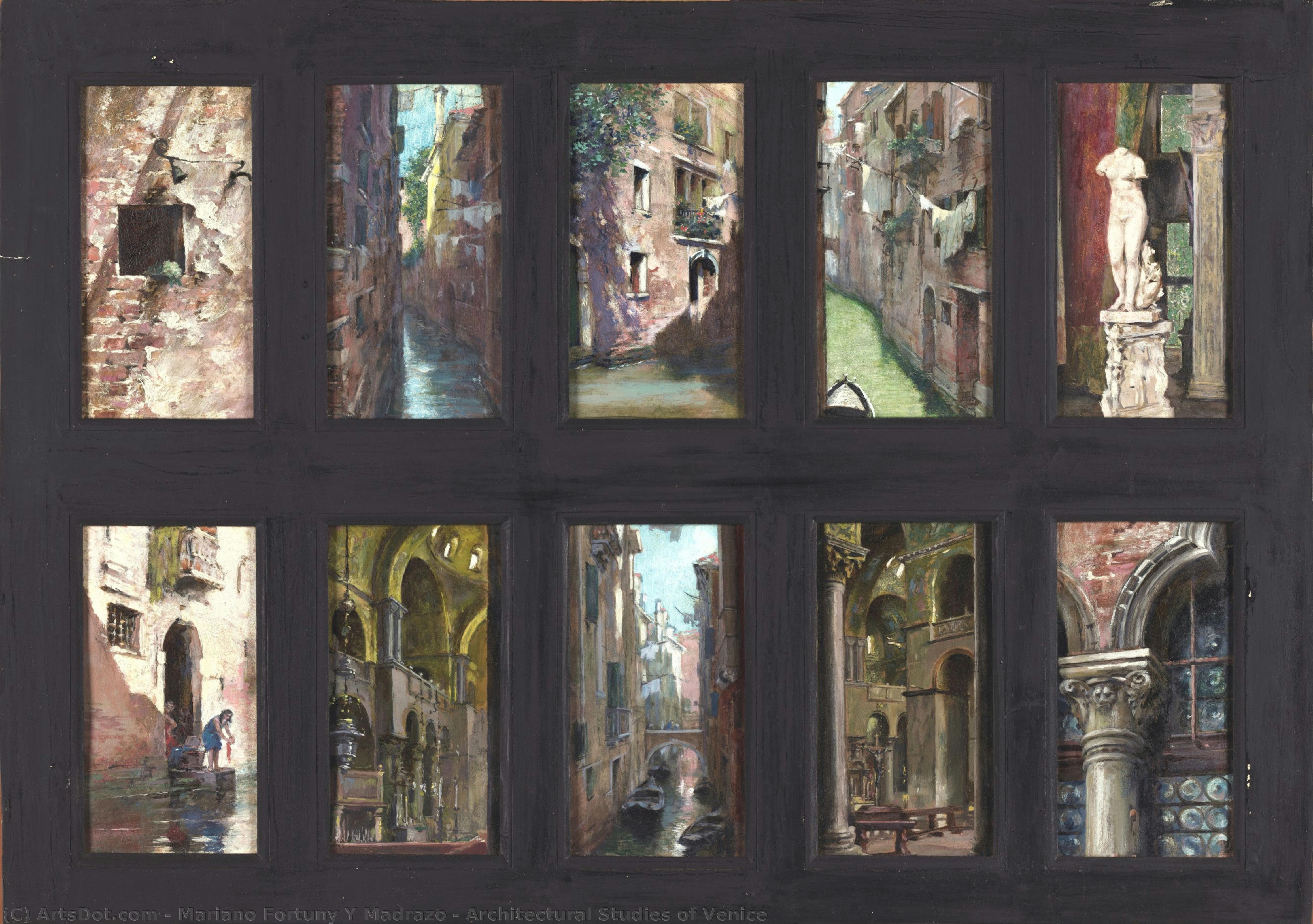 Architectural Studies Of Venice — Mariano Fortuny Y Madrazo
