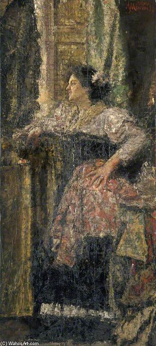 Portrait Of A Girl - — Antonio Mancini