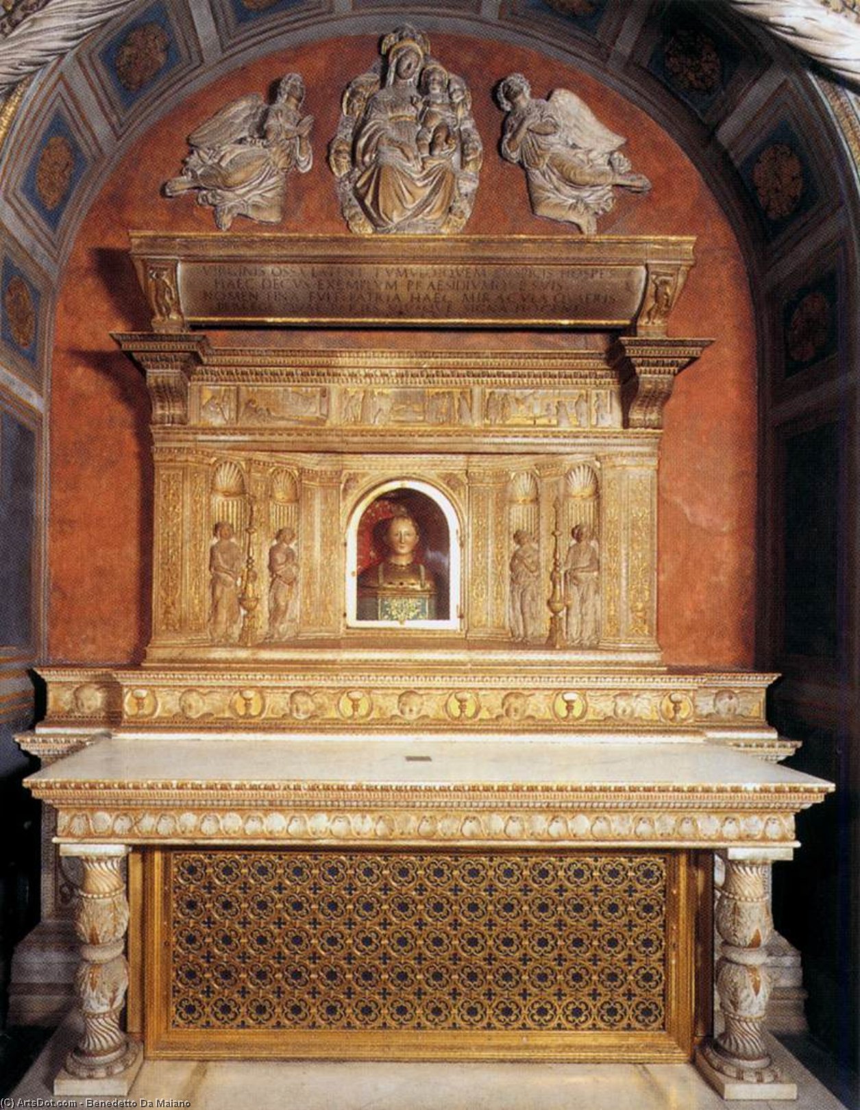 Tomb Altar Of St Fina — Benedetto Da Maiano