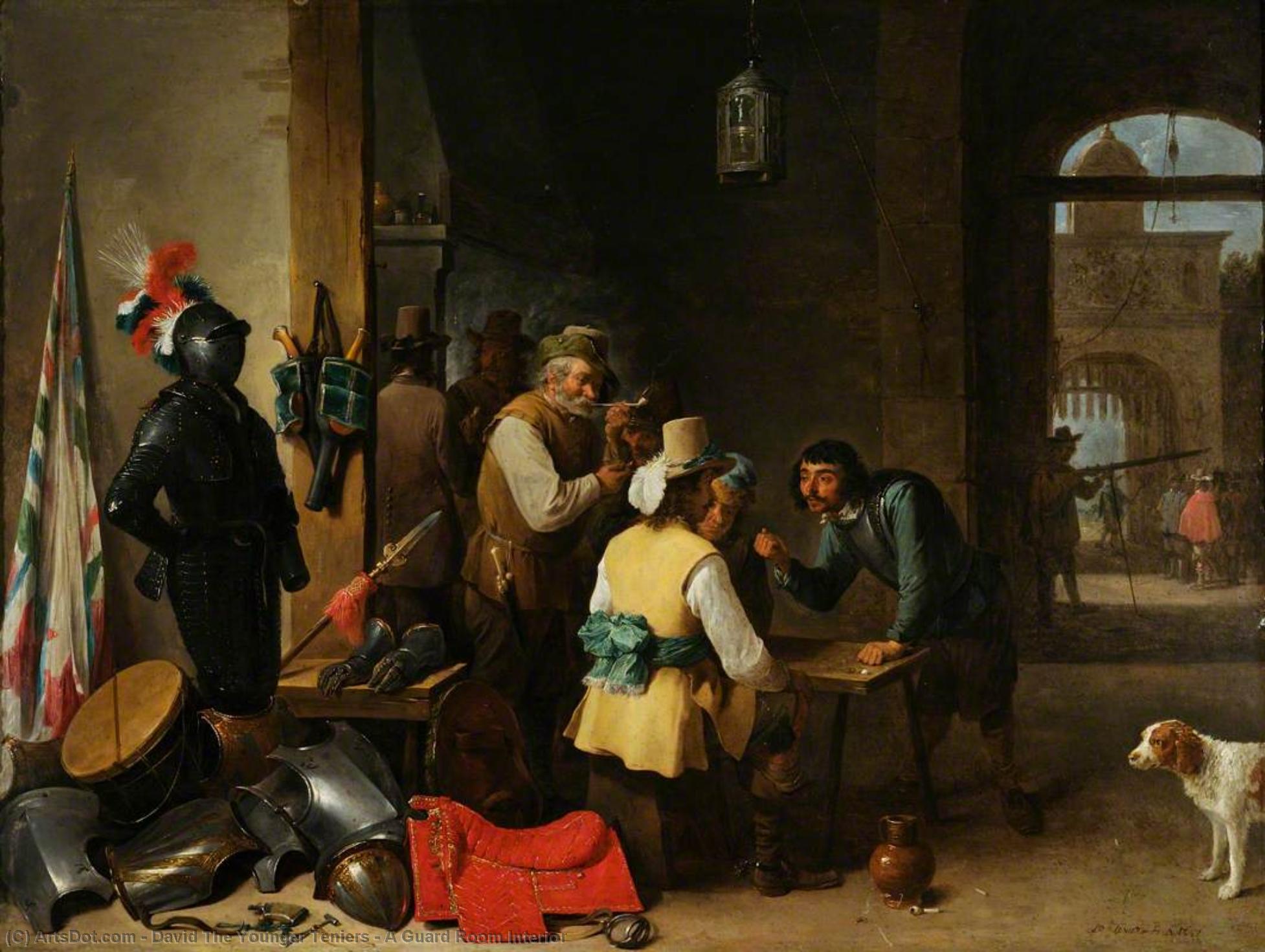 A Guard Room Interior — Дэвид Теньер Старший