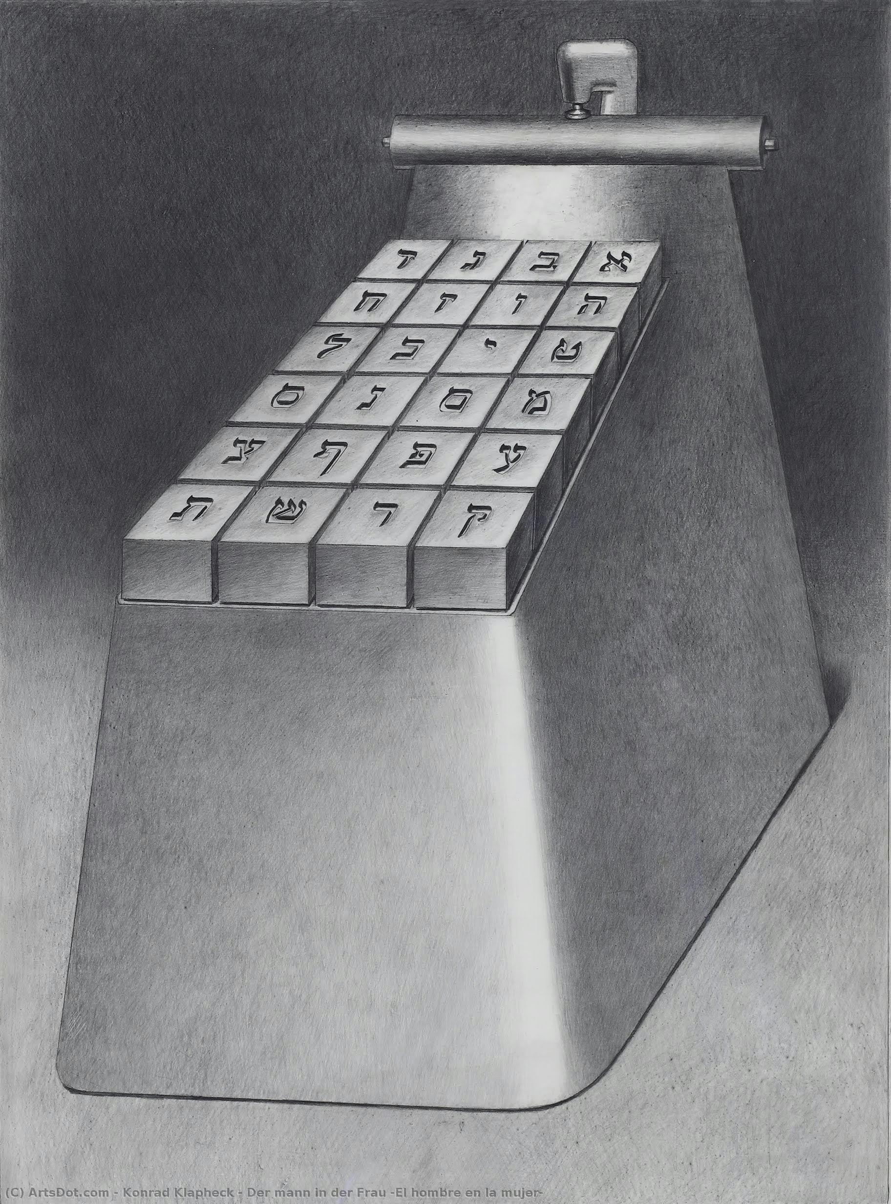 Der Mann In Der Frau (el Hombre En La Mujer) — Konrad Klapheck