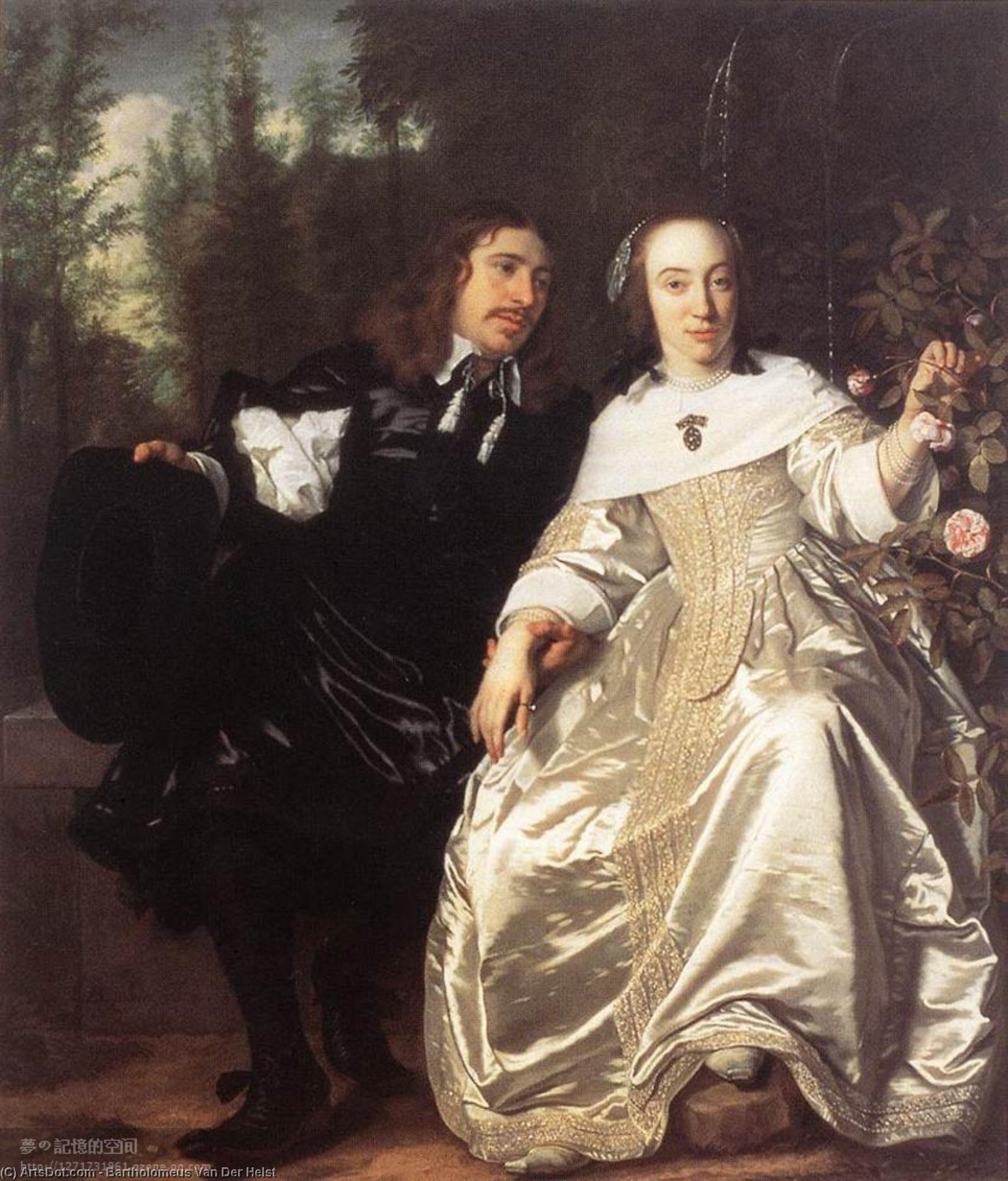 Abraham Del Court And Maria De Keersegieter — Bartholomeus Van Der Helst