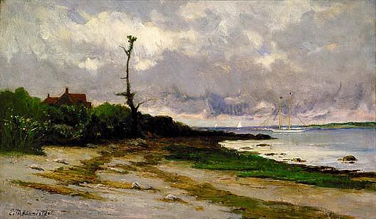 Landscape Near Newport, R. I., (painting) — Edward Mitchell Bannister