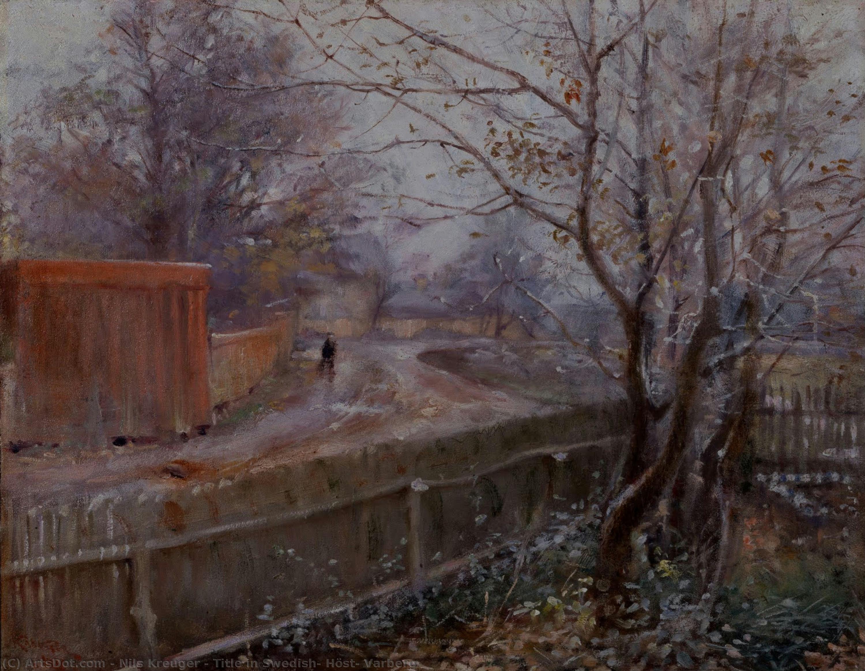 Title In Swedish: Höst, Varberg — Nils Kreuger